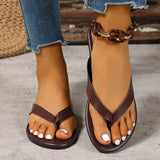 Summer Non Slip Flat Heel Beach Flip Flops Women Plus Size 43 Soft Sole Clip Toe Slippers Woman Comfy Lightweight Flats Sandals