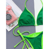 Sexy Leopard Printed Halter Brazilian Bikini Women Swimwear Female Swimsuit Two-Piece Bikini Set Bather Bathing Suit Swim V3681