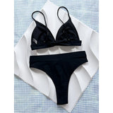 Sexy Brazilian High Cut High Waist Bikini Women Swimwear Two-Pieces Bikini Set Female Swimsuit Bather Bathing Suit Swim V5497