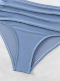 Sexy High Waist Bikini 2026 Women Halter Swimwear Female Swimsuit Solid Bathers Swimming Bathing Swim Suit Summer Beachwear