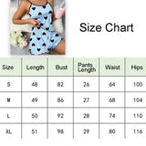 Women's Pajama Set Pajamas T-Shirts Shorts Pink Heart-Shaped Print Round Neck T-Shirt Ice Silk Top Comfortable Casual Summer