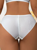 Sexy and Hot Hollow-Out Mid-Waist Panties for Young Women, Butt-Lifting, Trendy and Charming Summer Briefs, Thin