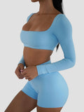 European and American yoga sports vest T-shirt shorts suit