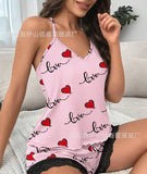 Casual milk silk sexy pajamas underwear shorts home clothes set