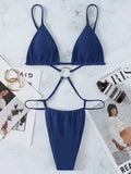 Sexy Extreme Mini Micro String Women Swimwear One Piece Swimsuit Female Cross Backless Monokini High Cut Bathing Suit Swim Lady