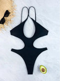 DEKA Vintage Plus Size Solid Sexy Bikini Set Women One Piece Swimwear Tummy Control Swimsuit Bathing Suit Beachwear
