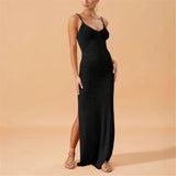 V Neck Sleeveless Hollow Out Crochet Knitted Tunic Beach Cover Up Cover-ups Beach Dress Beach Wear Beachwear Female Women V7212