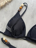 2026 Summer Sexy Bikini Set Women Swimwear Chic Bead Sling Bra Thong Swimsuit Micro Bikini Fashion Brazilian Beach Bathing Suit