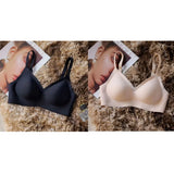 2Pcs/Set Seamless Bras For Women Sexy Lingerie Padded Non-wire Brassiere Adjust Shoulder Strap Underwear Comfort Intimates