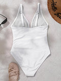 Sexy Black One Piece Swimsuit 2026 Women Mesh Patchwork Transparent Tummy Control Swimwear Bathing Suit See Through Monokini
