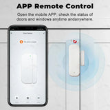 ZigBee Smart Window Door Gate Sensor Contact Detector Smart Life Security Alarm System Smart Home Tuya 2Mqtt App Remote Control
