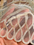 French Style Beige Lace Bra and Panties Set Women Sexy Eyelash Lace Underwear Transparent Mesh Two Piece Lingerieeige