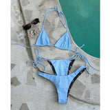 3 piece Bikini Set Micro Bikini Push Up Women Swimsuit 2026 Sexy Swimwear Brazilian Biquini Swim Suit Print Beachwear Female