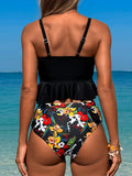 Printed Strappy Bikinis 2026 Ruffle Swimsuit Women Sexy Swimwear Female Bathers Swimming Bathing Swimming Swim Suit Beachwear