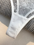 White Sexy Lingerie Set, An Experience of Daily Intimate Life That Is Both Pure and Exudes Allure ZA824057
