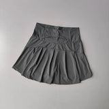 Women's High-Waisted Sports Short Skirt Anti-Glare A-Line Yoga Pants Skirt with Inner Lining for Fitness Cool Design