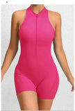 Women Yoga V Backless Jumpsuit Workout Bodysuit Sleeveless Gym Bodycon Sportswear Fitness Yoga Suit One Piece Outfit