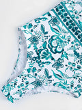 2026 Floral Print Butterfly Sleeve Swimsuit One Piece Swimwear Women Sexy Bathers Bathing Swimming Swim Suit Female Beachwear