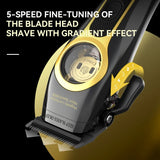 Kemei Professional Hair Clipper Magnetic Levitation Motor 8800 Rpm Charging Base Hair Clipper Men's Hair Clipper KM-2373