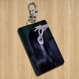 scary H-Homicipher Mr shriek Cartoon Singer Anime Card Keychain Fashion Pendant Bag ID Door Card Case Bus Card Cute Adult