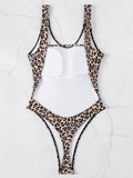 2026 Splicing Backless Women Thong Swimwear One Piece Swimsuit Female Monokini High Cut Leg Bather Bathing Suit Swim Beach Wear