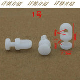 10PCs Car Curtain Track Pulley Curtain Nano Wheel Bus Curtain Clip Shower Curtain Hooks Curtain Track Accessories Maison