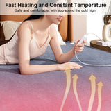 Electric Heating Pad with Automatic Thermostat Bed Warmer Heated Mattress for Bedroom Electric Fast Heating Mat Heated Pad 220V