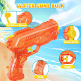 Kids Water Gun Toy Set, 2 Pack Super Soaker Blaster for Pool Beach Outdoor Play with Long Range