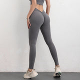 TRY TO BN Scrunch Leggings Back Butt V Yoga Pants Women Fitness Workout Gym Running High Waisted Trousers Jogging Active Tights