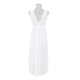Large Sexy Night Dress Ice Silk Satin Sleepwear Female Nightgown Women Sleeping Dresses Plus Size Night Shirts
