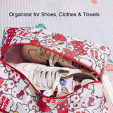 Cute Hello Kitty Anime Shoe Storage Bag Waterproof Dust Bag Shoe Cover Moisture Proof Towel Clothing Travel Shoe Bag