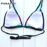 DEKA Women Printed Bikini Set Swimwear Brazilian Diamond  Halter Bandage Bathing Suit Push Up Swimsuit Biquini Summer Beachwear