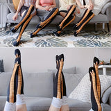 1/2 Pairs Women Knee High Socks Trendy Cartoon Funny Chicken Claw Socks Fitness Sports Casual Slim Leg Long Tube Socks Women