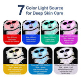 Foreverlily Silicone LED Mask With Neck For Infrared Therapy
