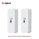 Tuya Wifi/Zigbee Temperature And Humidity Sensor Indoor Thermometer Smart Life Control For Home Work With Alexa Google Assistant