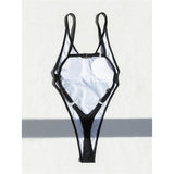 XS - L Backless Monokini Extreme String Mini Micro Thong Women Swimwear One Piece Swimsuit Female Bather Bathing Suit Swim V5820