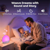 Sunrise Alarm Clock,White Noise Sound Machine Wake Up Light,30 Soothing Sounds,Dimmable Night Light for Heavy Sleeper Ideal Gift