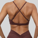 New Summer Sexy Sports Bra Workout Brasier Running Breathable Fitness Underwear Female Quick-Dry Yoga Clothes Gym Top Woman