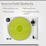 Turntable Mat Record Platter Slipmat Low Noise Acrylic Record Player Platter Slip Mats for 12 Inch Record Player Turntable Mat