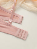 2-piece set of multi-color women underwear with steel rims gathered bra embroidered lace daily sweet braissere push up bra 1903