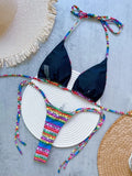 2026 Letters Print Colorful Micro Mini Thong Bikini Women Swimwear Female Swimsuit Two-pieces Bikini Set Bathing Suit Swim Lady