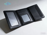 Mag Safe Card Holder PU Leather Magnetic Trifold Wallet