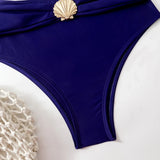 High Waist Bikini Women's Swimsuit Two-piece Bathing Suits Bandeau Woman Swimwear Trend Bikinis Sets Brazilian Beach Wear