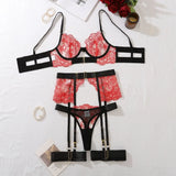 Two-piece Women's Set G-string Transparent Underwear Lolita Romantic Lingeries Set Sexy Bra and Panties Sets Lingerie for Woman