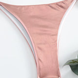 Sexy Shiny Pu Faux Leather Bikini 2025 Women Swimwear Female Swimsuit Two-pieces Bikini set String Bather Bathing Suit Swim Lady