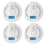 Digital Warning Alarm Sensor Sound Warning Battery Powered Portable CO Detector with LED Indicator CO Sensor for Home Warehouse