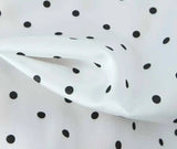 2026 Women Vintage Black White Polka Dot A-line Knee Length Skirt Sexy Low Waist Holiday Summer Skirts Slim Mini Skirts J7L2