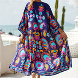 13 Colors Printed With Belt Crochet Knitted Tunic Beach Dress Beach Wear Beachwear Beach Cover Up Cover-upsFemale Women V7201