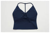 Color Blocked Yoga Suit 2 Pieces Women Slim Sports Tank Top High Waist Leggings Shorts Outfit Tight Outdoor Running Fitness Suit