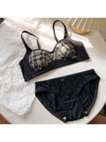 Summer Strapless Lace Bralette Beachwear Teen Girl Light Support Breathable Wirefree Foldable Comfort AU Student Bra Set MOYISU